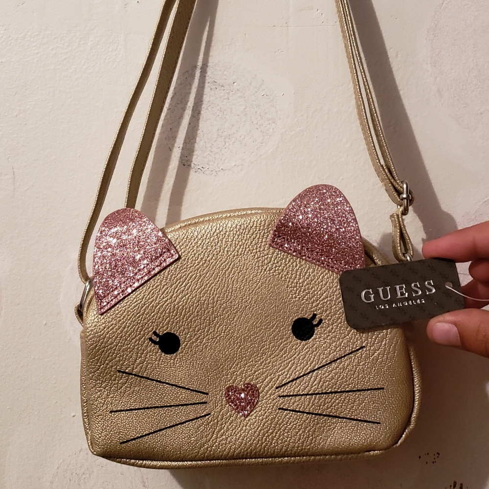 Guess Gold Kitten Purse